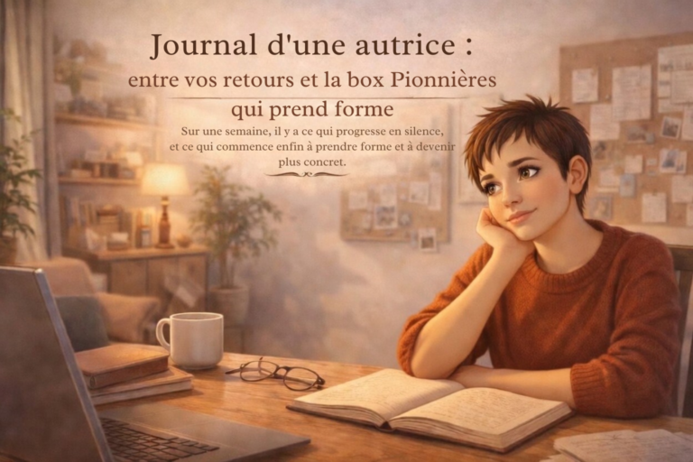 Journal d’autrice : entre retours de lectrices et la box La prisonnière de Twin Rivers qui prend forme