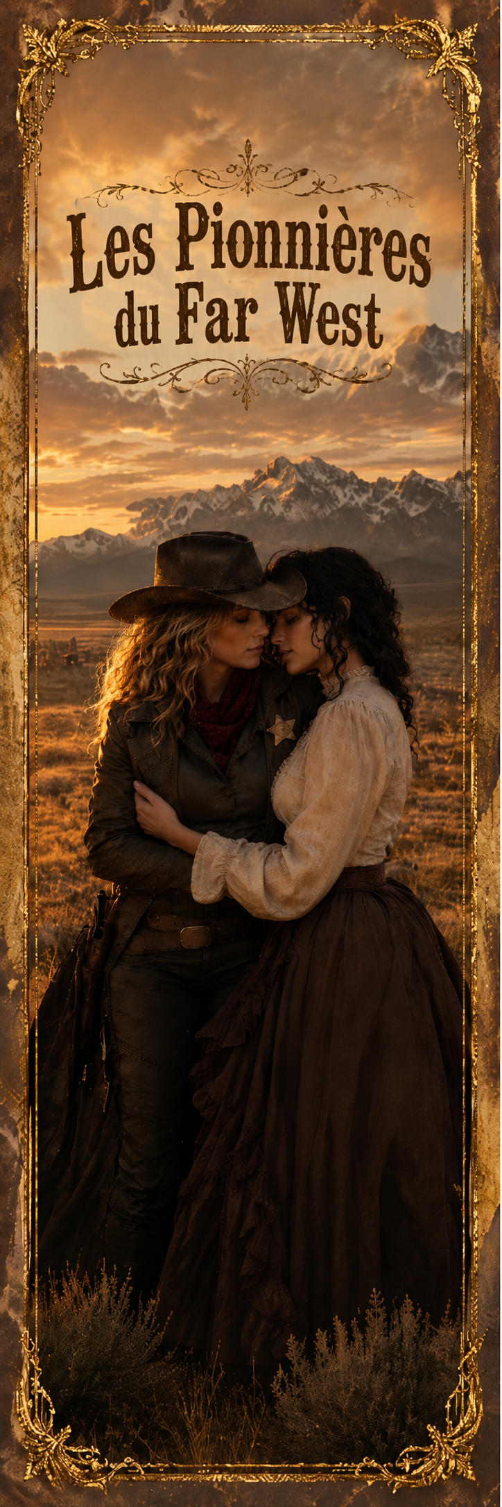 Marque-page collector Les Pionnières du Far West