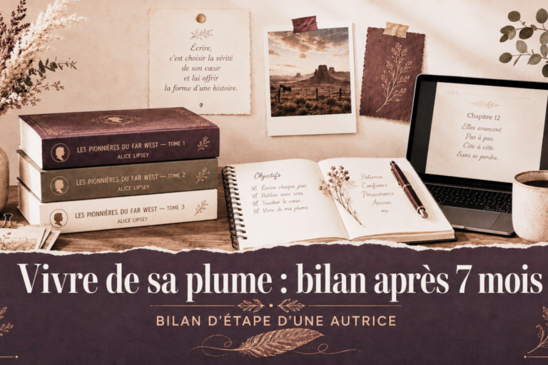 Devenir autrice à temps plein : mon bilan après sept mois